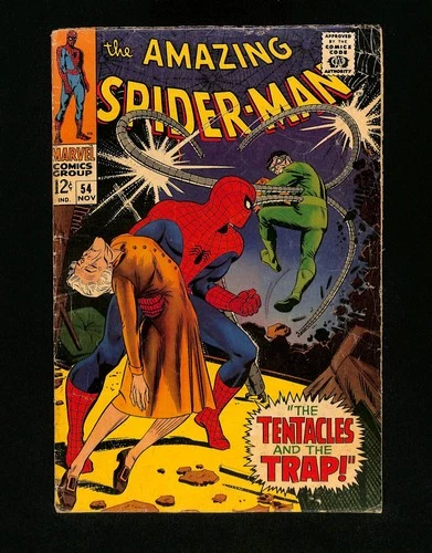 Amazing Spider-Man #54 VG- 3.5  Doctor Octopus Appearance! Marvel 1967