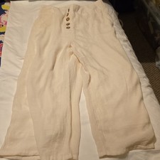 New Directions Women s Beige Wide-Leg Pants E...