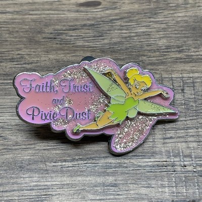 2008 Disney Tinkerbell Faith Trust and Pixie Dust Trading Lapel Pin KG JD