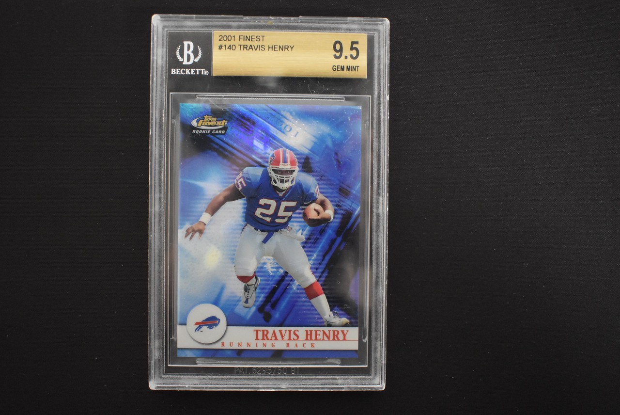 Travis Henry Finest #140 Base