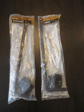 2 Everbilt 12" inch Cane Bolt Drop Rods, Steel Gate Hardware Ground Latch Black