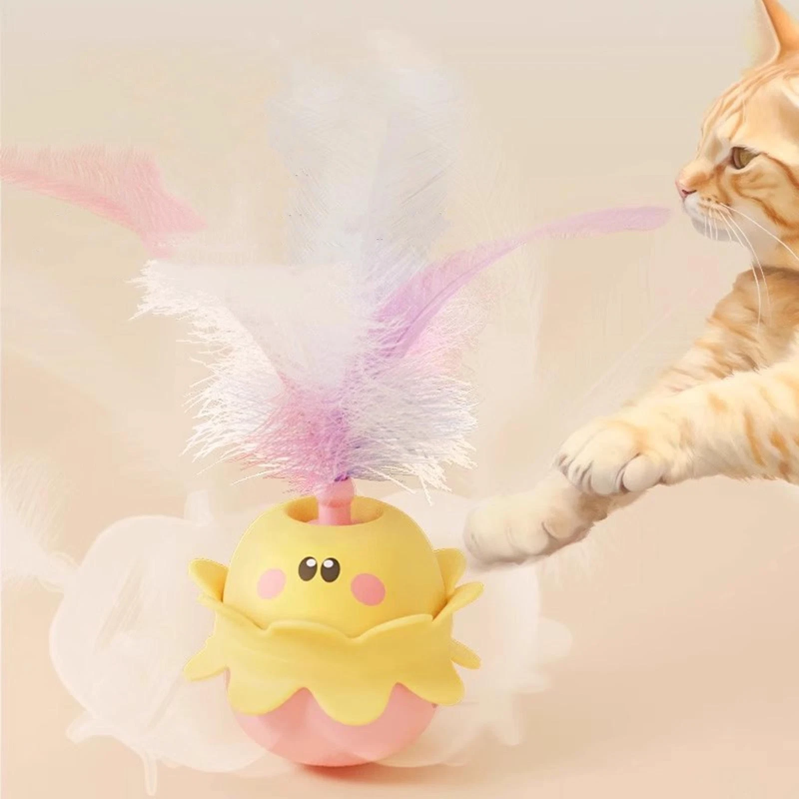 Interactive Cat Toy Kitten Toy Portable Exerciser Automatic