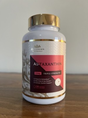 Dr Crown Astaxanthin Triple Strength 120 Softgels expires 11/27