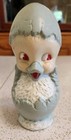 Vintage Irwin Rubber Squeak Toy Standing Blue Duck Or Chick Marked 1950s/60s — photo 1