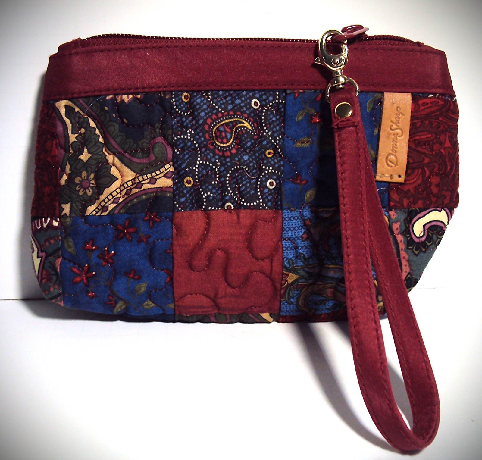 Donna Sharp Quilted Patchwork Multi Colored Bag T… - image 4