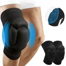1 Pair Sports Knee Pads Exercise Soft Breathable Knee Pads for Men and Women US