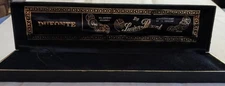 New/Never Used Vintage Dufonte By: Lucien Piccard Hard Watch Box Case