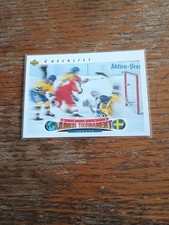 Sweden Team Checklist 1992 / World Junior tournament / Runner-up /Upper Deck 221