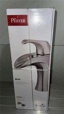 NEW Pfister Brea 4" Single-Handle Waterfall Bathroom Faucet in Brushed Nickel