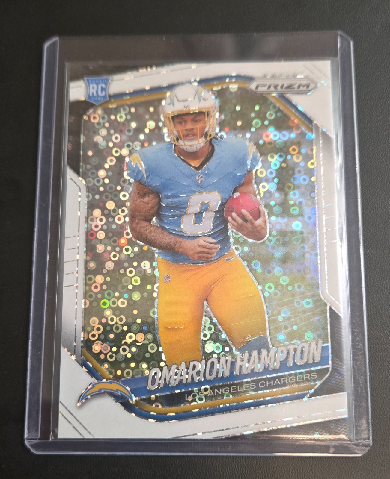 Omarion Hampton Panini Prizm #355 White Disco