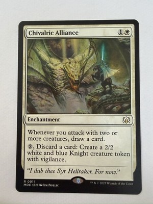 Ritterliche Allianz MTG Rare Karte Magic The Gathering