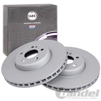 2X ABS Bremsscheiben 330Mm BelÜFtet 2-TEILIG Vorne Passend FüR Mercedes C-KLASSE