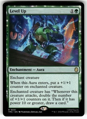 Level Up 31 Rare Commander: Teenage Mutant Ninja Turtles Magic: The Gathering NM