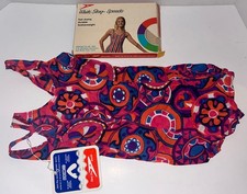 Vintage NOS '70s White Stag Speedo Girl's Youth Size 26 Swimsuit NIB W/ Tags