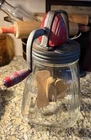Antique 4 Qt SCC Hand Crank Butter Churn