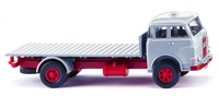 Wiking - Man Pausbacke 4X2 Pritschenwagen – Grau - 1/87 - WIK041605