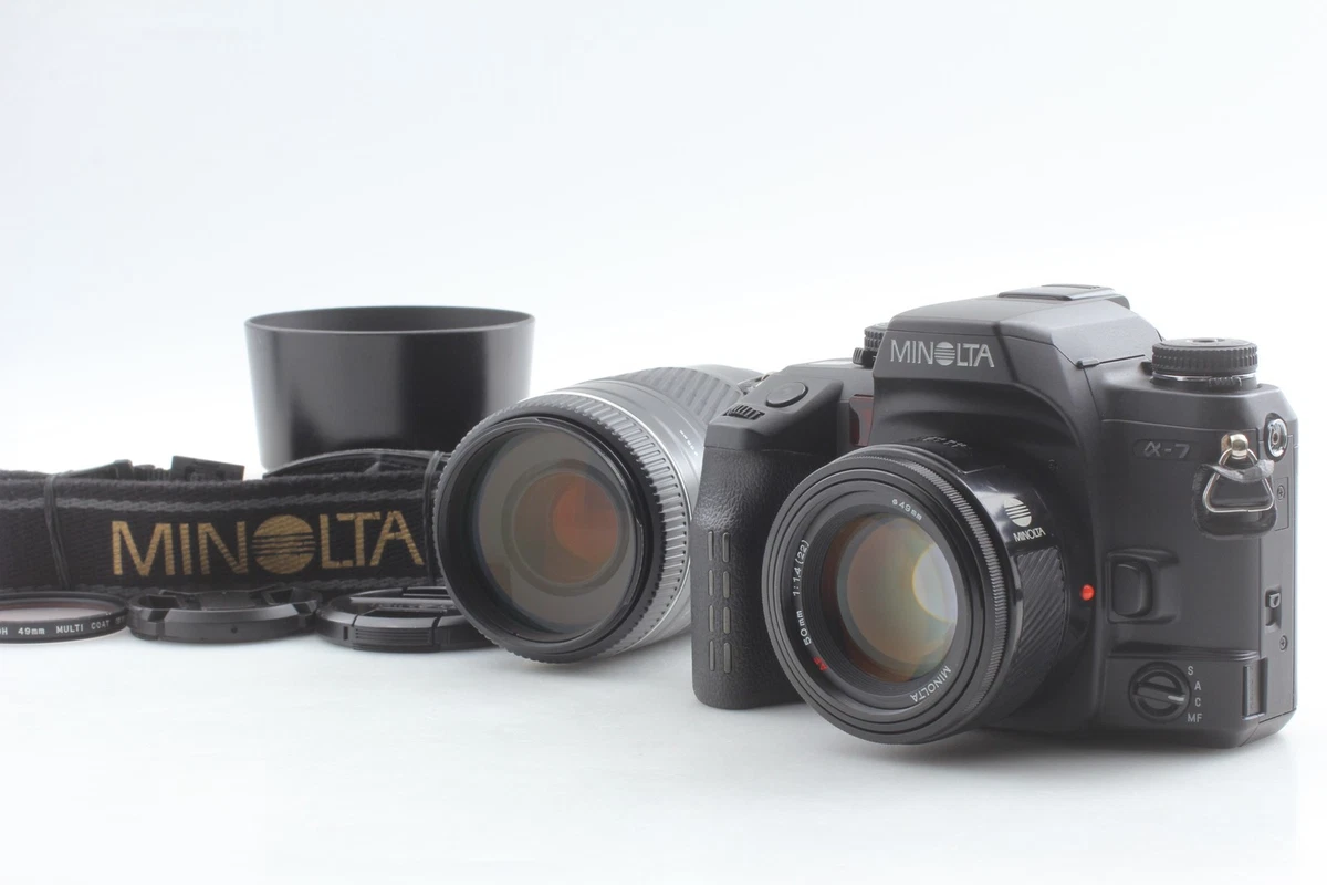 Appareil Photo Minolta Dynax 7000i Avec Objectif Sigma 90mm F2.8 Et Accessoires - Japon