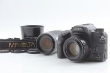 N MINT Minolta 7 a7 Alpha Maxxum Dynax AF 50mm f1.4 75-300mm Lens JAPAN