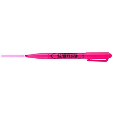 HI-LITER R Pen Style Fluorescent Highlighters Fl. Pink Chisel Tip Bulk - 12EA