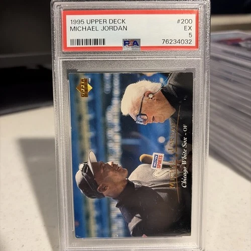 1995 Upper Deck - Michael Jordan, Harry Caray #200 PSA 5
