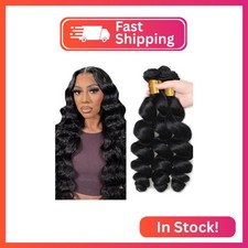 1B Human Hair Bundles Loose Deep Wave Bundles Human Hair 28 28 28 Inch NerriHou