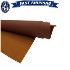 Flawless 12x24in Dark Brown Full Grain Cowhide Leather 5-6oz for Crafts, Hols...
