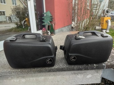 2 fast neuwertige Hepco & Becker Junior Motorradkoffer 40 Liter
