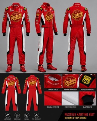 Go Kart Racing Suit CIK / FIA Level2 Suit With Digital Sublimation