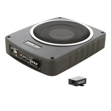 GROUND ZERO GZCS SW-1000A - 25cm Auto Flach Untersitz Aktiv Subwoofer 210W