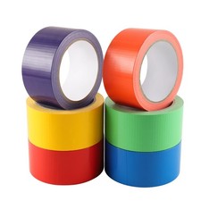 Lichamp Rainbow Colored Duct Tape, 6 Pack 2 inches x 20 Yards Heavy Duty Rainbow