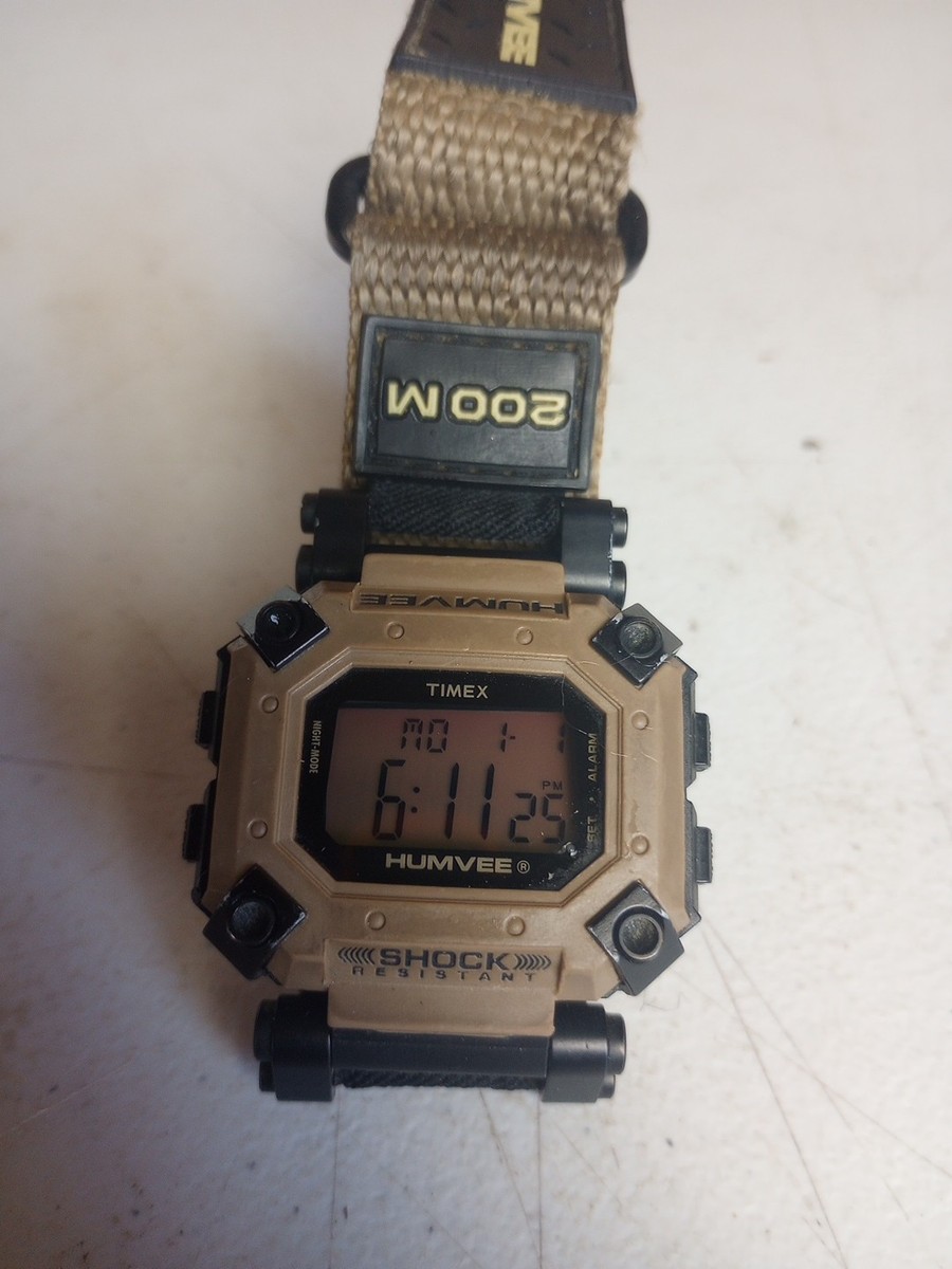 Timex Humvee 1990s MENS TAN Watch - Working Condition, Rare Timex Humvee 1990s MENS TAN Watch - Working Condition, Rare