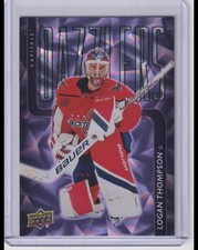 2025-26 Upper Deck Series 2 - Holiday Purple Dazzlers Logan Thompson #DZ-81