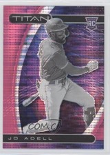 2021 Panini Chronicles Titan Pink Pulsar Prizm Jo Adell #14 0xu1