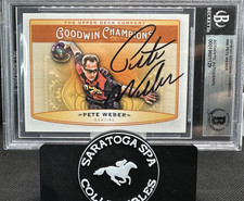 2019 UD Goodwin Champions #96 Pete Weber Signed BGS BAS AUTO