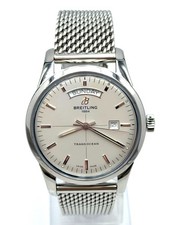 Breitling Transocean Uhr DayDate 43mm Automatik Stahl A45310 Box&Papiere