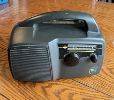 FREEPLAY Black Self Powered AM/FM Radio Solar Power Wind Up W/ Antenna TESTED  