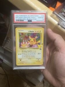 Psa 10 Birthday Pikachu | eBay