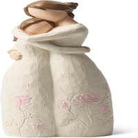 Mutter-Tochter-Figur Handbemalt Weihnachten Erntedankfest Muttertag