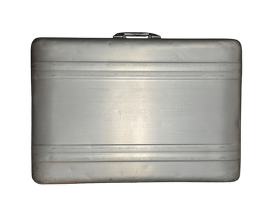 Vintage Halliburton Zero  Aluminum Case Luggage 27''  Hard Luggage Travel Large