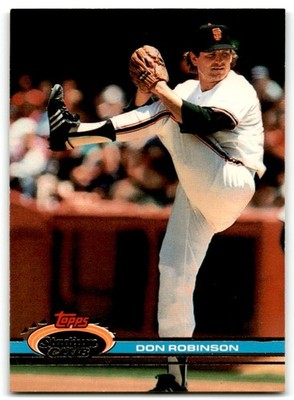1991 Stadium Club Don Robinson San Francisco Giants #167