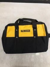 New Dewalt Heavy Duty Ballistic Nylon Tool Bag 15” w Runners & 3 outside Pockets