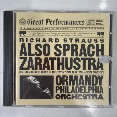 VARIOUS - STRAUSS ORMANDY PHL - Also Sprach Zarathustra (CD) - BRAND NEW SEALED