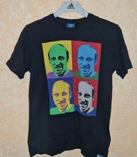 Hamburger SV HSV Uwe Seeler Legend T-Shirt Gr.S Schwarz mit Bunten Print Fussbal