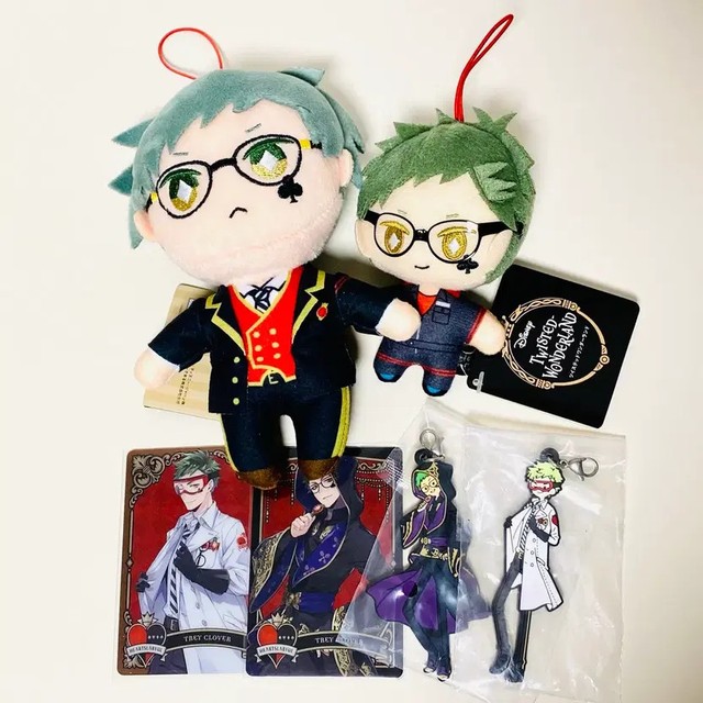 Disney Twisted Wonderland Nookie & Card Set - Lightly Used