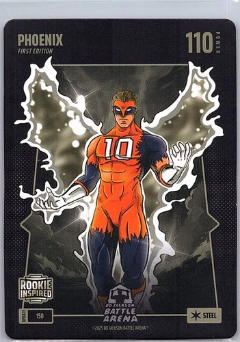 2025 Bo Jackson Battle Arena Alpha Update - Phoenix #150 Bo Nix - Steel (RC)