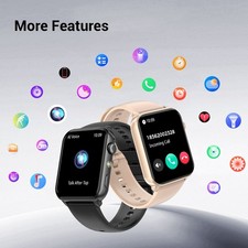 Smart Watch Women Men Fitness Tracker Blood Pressure Heart Rate Sport Watches US 6
