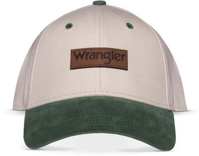 Wrangler - Adjustable Herdsman Cord Cap Green