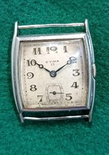 Cyma 1a Hand Winding Nickel Case Square Case 26 X 28 Mm