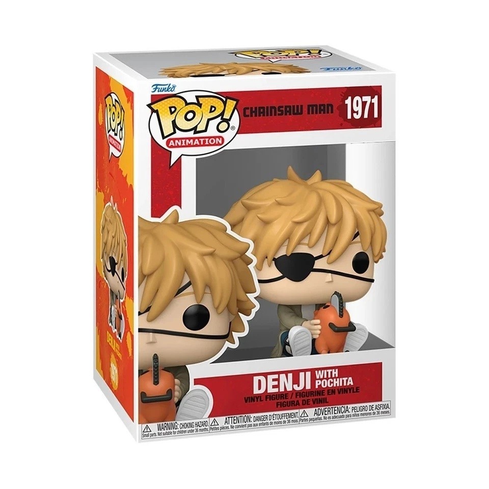 FUNKO POP #1971 CHAINSAW MAN DENJI WITH POCHITA FN86484 | eBay