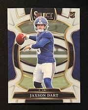 Panini Select 2025 Jaxson Dart #93 Rookie Giants Concourse NFL Football